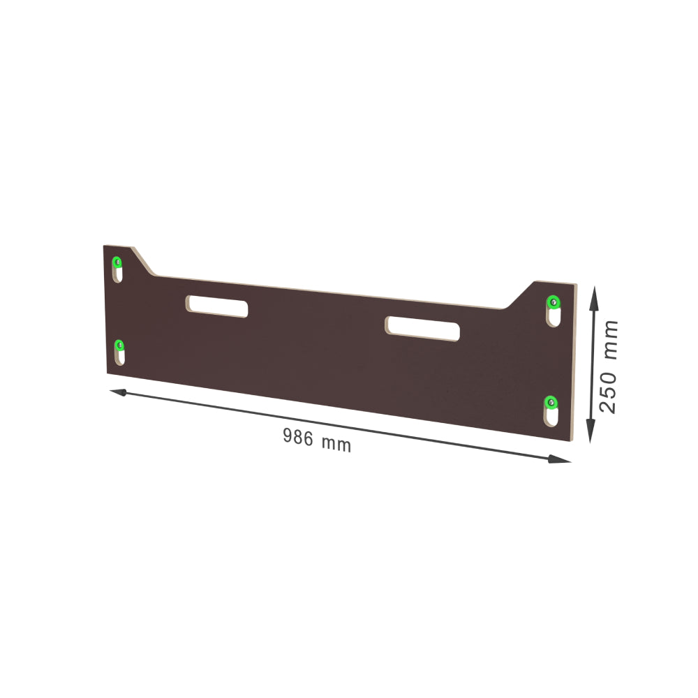 Front panel á hillu 986mm