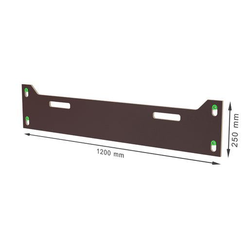 Front panel á hillu 1200mm